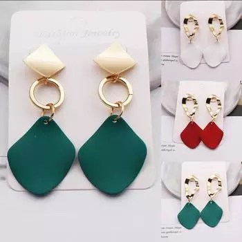 Модные металлические серьги-капли, великолепные, изящные, женские, свадебные украшения, панк-подарки, изысканные, геометрические