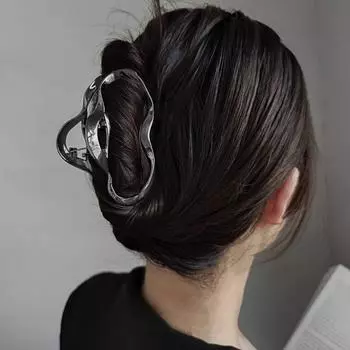 Модные металлические заколки для волос с геометрическим рисунком для женщин, винтажные зажимы для волос, повязка на голову в виде краба, заколка для волос, аксессуары для волос для девочек, головные уборы