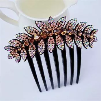 Модные милые хрустальные резинки для волос для девочек, заколки для волос, женский гребень для волос, заколки-крабы, корейские заколки-автоматы, заколки для волос