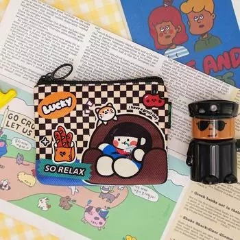 Модные милые кошельки для женщин с принтом Catron Kawaii, маленький холст, модный кошелек для монет, забавные красивые молодежные новые женские оригинальные кошельки