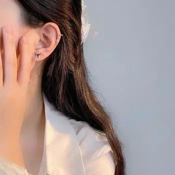 Модные милые серьги-бабочки для поездок на работу, женские маленькие свежие серьги