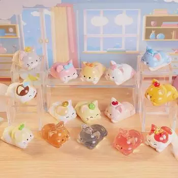 Модные милые украшения из смолы в виде слепой коробки в виде кота Papa Le Blind Box/Bag