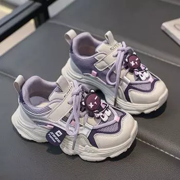 Модные милые весенние детские кроссовки для девочек 26 inner length 16.5cm