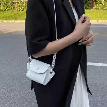 Модные мини-сумки на плечо из искусственной кожи, однотонные сумки для женщин, карты для монет, наушники, сумки-органайзер Lpstick, сумки через плечо жёлтый