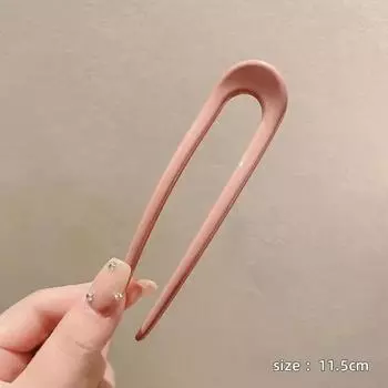 Модные Минималистичные и Высококлассные Палочки для Волос Конфетных Цветов Женские U-образные Головные Уборы Элегантные Аксессуары для Укладки Девушек Подарки