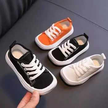 Модные модные кроссовки для девочек Mango Toe, универсальные классические детские кроссовки, простые, удобные, детские, парусиновые туфли с леопардовым принтом, повседневная обувь 21insole13.5cm чёрный