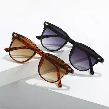 Модные модные уличные солнцезащитные очки с защитой от ультрафиолета для женщин и мужчин, модные солнцезащитные очки с круглой оправой, унисекс, винтажные, сверхлегкие очки леопардовый