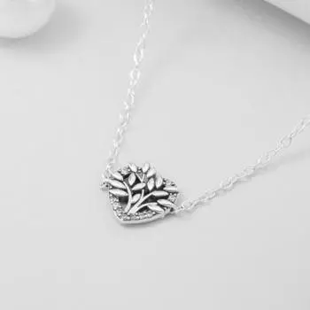 Модные моменты браслет-цепочка сердце семейное дерево застежка S925 стерлингового серебра подарок на день рождения элегантные роскошные ювелирные изделия банкет вечеринка