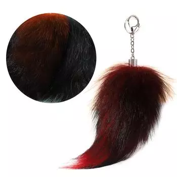 Модные мягкие подвески в виде хвоста животного, брелки, подвеска, подвесной орнамент, брелок, украшение для рюкзака, ювелирные изделия для женщин и девочек зелёный