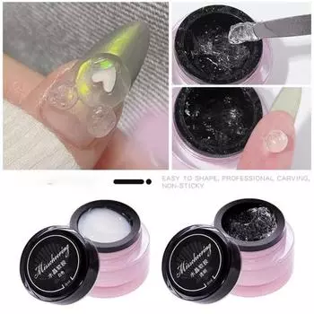 Модные мягкие принадлежности для ногтей Гель для ногтей Мягкий нелипкий прозрачный