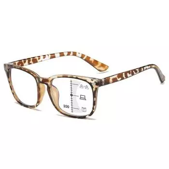 Модные мультифокальные очки для чтения для женщин и мужчин, блокирующие синий свет, бифокальные очки, очки для дальнего и ближнего света, очки HD-разрешения 400