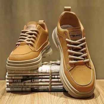 Модные мужские байкерские ботинки с низким верхом, повседневные мужские походные ботинки, разработанные в стиле ретро, универсальная износостойкая мужская обувь 39 чёрный