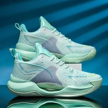 Модные мужские баскетбольные кроссовки для полевых нескользящих тренировок на открытом воздухе, оригинальные дышащие кроссовки для студентов, спортивных мужчин, баскетбольная обувь 35