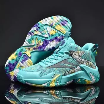 Модные мужские баскетбольные кроссовки для тренировок на спортивной площадке, нескользящие, мужские дышащие кроссовки для активного отдыха, оригинальные кроссовки для студентов 38