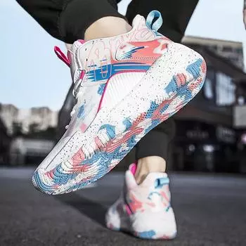 Модные мужские баскетбольные кроссовки Field Non-slip Original Training высококачественные баскетбольные ботинки Priginal Women Breathable Tennis Sneakers 35