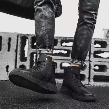 Модные мужские ботинки на шнуровке, резиновые, повседневные, низкие цены, оригинальные предложения, распродажа, модные, 2025, классические, в акционном предложении, удобные 39