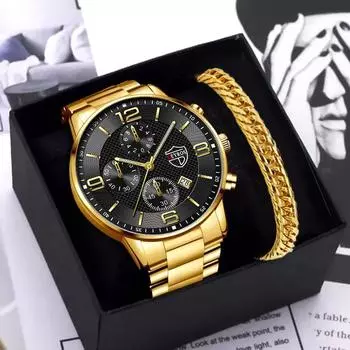 Модные мужские часы из нержавеющей стали, мужские часы с календарем даты, спортивные часы, роскошные мужские кварцевые наручные часы, мужской подарок, браслет
