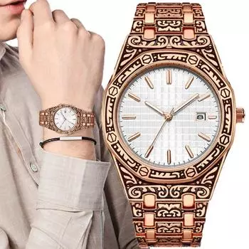 Модные мужские часы унисекс, деловые, модные, мужские, кварцевые, наручные, металлические, трендовые, персональные, календарные, классические часы Octagon