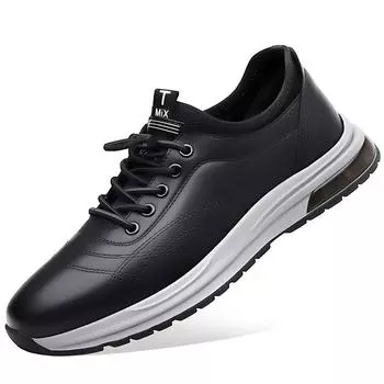 Модные мужские деловые кожаные туфли, мужские мокасины, удобные кроссовки, белые спортивные туфли, туфли на плоской подошве, офисные мужские нескользящие туфли 38