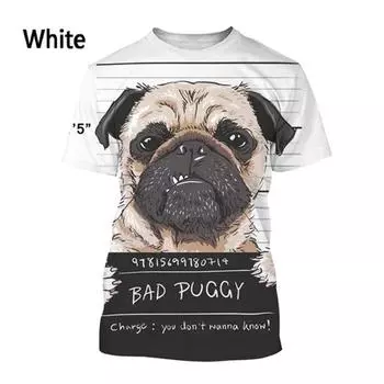 Модные мужские футболки с 3D принтом, повседневные футболки с короткими рукавами и рисунком животных, забавные футболки Camisa Masculina 4XL