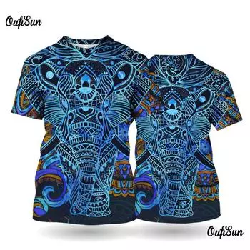 Модные мужские футболки с абстрактным принтом, летние топы с короткими рукавами и круглым вырезом для отдыха, уличная футболка большого размера на открытом воздухе 4XL