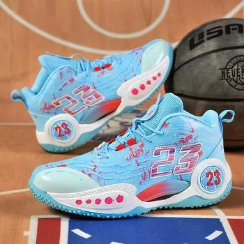 Модные мужские и женские баскетбольные кроссовки Night Glow весна/осень высокие сетчатые кроссовки для пар легкие спортивные 35 бежевый