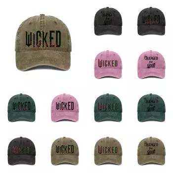 Модные мужские и женские бейсболки с тем же самым плохим ведьмовским регулируемым дизайном One Size