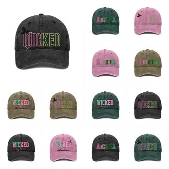 Модные мужские и женские бейсболки с тем же самым плохим ведьмовским регулируемым дизайном One Size