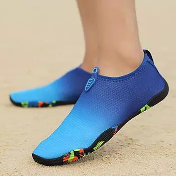 Модные мужские и женские босоножки для воды, пляжная обувь с градиентным дизайном, быстросохнущие спортивные сандалии, обувь для тренировок в спортзале, легкие удобные сандалии 35 розовый