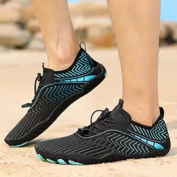 Модные мужские и женские босоножки для воды, пляжная обувь, быстросохнущие походные дышащие спортивные сандалии, тренировочная обувь для улицы, удобные сандалии 36