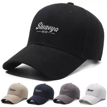 Модные мужские и женские кепки с вышитыми буквами в виде утиного языка, кепки-зонты, бейсболки, повседневные универсальные корейские шляпы Adjustable темно-серого