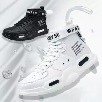 Модные мужские и женские кроссовки для мальчиков, высокие низкие кроссовки, баскетбольные прогулочные спортивные кроссовки для тенниса 38 чёрный
