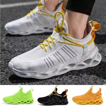 Модные мужские и женские кроссовки унисекс высокого качества кроссовки для спортсменов спортивная обувь теннис бег трусцой 36 зелёный