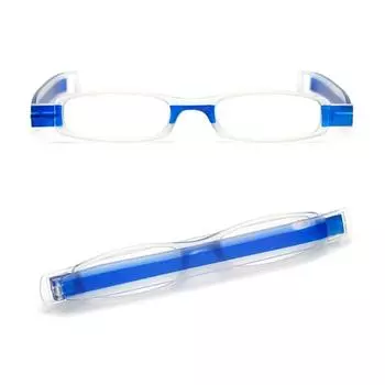 Модные мужские и женские легкие складные очки для чтения унисекс, вращение на 360 градусов, складные очки для дальнозоркости, мини-очки для дальнозоркости 400