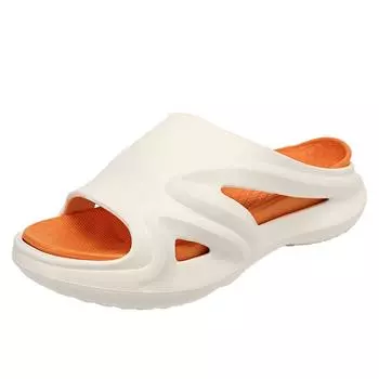 Модные мужские и женские нескользящие сандалии, летние, для дома и улицы, однотонные, повседневные, модные, дизайнерские тапочки, пляжная обувь 36-37