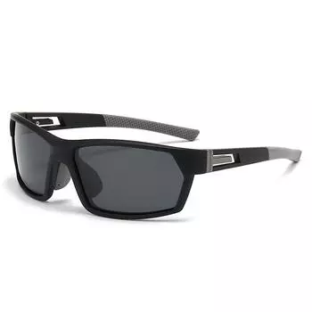 Модные мужские и женские поляризованные солнцезащитные очки, цветные квадратные резиновые солнцезащитные очки, спортивные велосипедные очки для активного отдыха 57-17-141