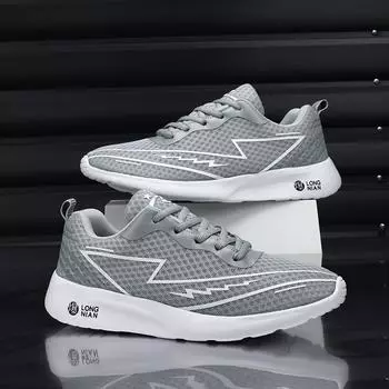 Модные мужские и женские повседневные туфли, дышащая сетка, легкие кроссовки для активного отдыха, износостойкие, амортизирующие, унисекс, кроссовки 36 белый