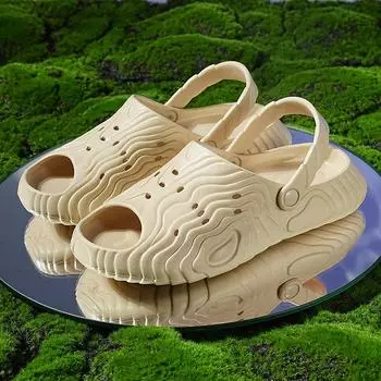 Модные мужские и женские сандалии, дышащие домашние тапочки, повседневные кроссовки из пеноматериала для бега, садовые сабо, походная обувь, пляжная обувь унисекс 35