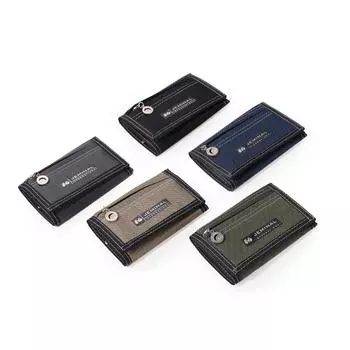 Модные мужские кошельки, джинсовые тканевые мужские кошельки, мужской кошелек, кошелек для монет, карманные сумки, держатель для карт, студенческий кошелек темно-синий