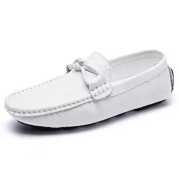 Модные мужские кожаные мокасины Doug shoes Мужская повседневная обувь Мокасины Slip On Мужские туфли на плоской подошве Модные мужские туфли для вождения Размер 38-47 38 чёрный