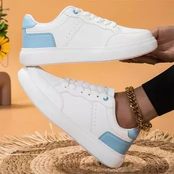Модные мужские кроссовки, белые повседневные туфли, весна-осень, нескользящие, пара, легкие, водонепроницаемые, для скейтбординга, мужские, Chaussure Hommes 39 белый