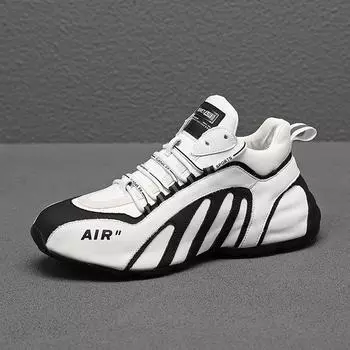 Модные мужские кроссовки для бега на открытом воздухе, кроссовки для бега трусцой 2024 года, новые вулканизированные плоские повседневные кроссовки для мужчин, обувь для папы Zapatillas Hombre 39 белый