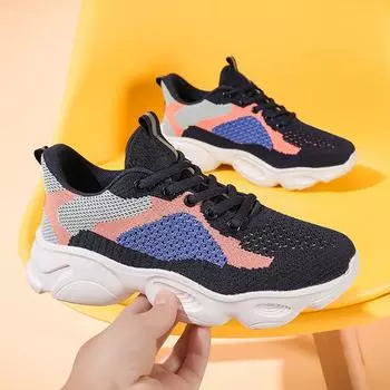 Модные мужские кроссовки для бега, повседневные дышащие кроссовки на платформе для женщин, легкие спортивные туфли для пар 35 розовый