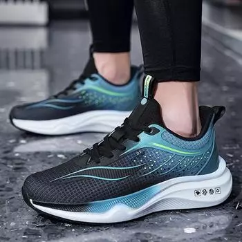 Модные мужские кроссовки для бега с полной ладонной карбоновой пластиной, спортивная обувь для марафона, амортизирующие кроссовки для легкой атлетики, сетчатые кроссовки 39