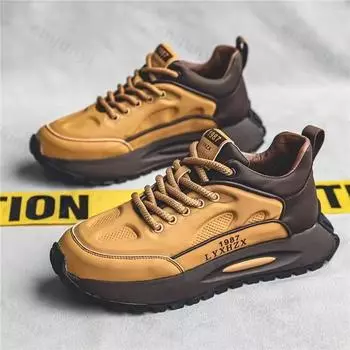 Модные мужские кроссовки, дышащие, массивные, кроссовки, мужская повседневная обувь, увеличивающая рост, обувь для пап, толстая подошва, мужские вулканизированные туфли 39 чёрный