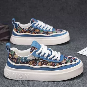 Модные мужские кроссовки Fisherman из льняной ткани для мужчин, летние мужские кроссовки на плоской подошве, парусиновые туфли для мужчин, новые 39 красный