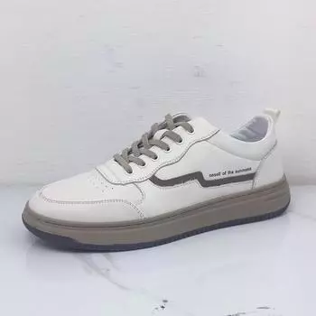 Модные мужские кроссовки из британской коровьей кожи на платформе, осенние, с мягкой подошвой, повседневные дизайнерские кроссовки для мужчин, модные спортивные кроссовки Zapatos Hombre 38