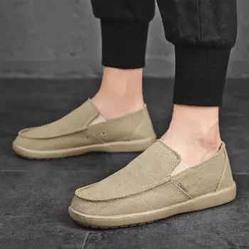 Модные мужские кроссовки из парусины, дышащие мужские кроссовки для ходьбы и вождения, удобные мужские туфли на плоской подошве, повседневная обувь для активного отдыха, теннисные туфли для мужчин 39 синий