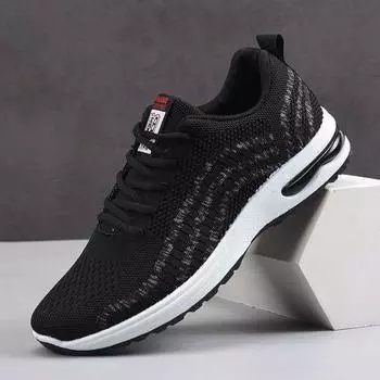 Модные мужские кроссовки из сетки, повседневная обувь, мужские туфли на шнуровке, легкие вулканизированные туфли, кроссовки для ходьбы Zapatillas Hombre 65 млн. 39 темно-синий