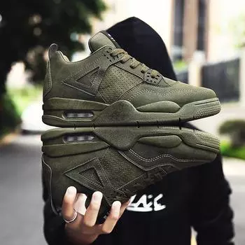 Модные мужские кроссовки из вулканизированной кожи Модные кроссовки 2024 Новые мужские кроссовки Высокие кроссовки Кроссовки Мужская обувь Мужская обувь Комфортная повседневная обувь 39 серый